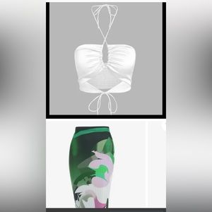 Tank Top & Skirt Set